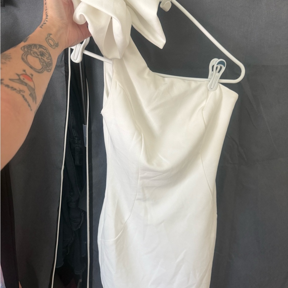 Lulus Utterly Pretty One Shoulder Mini Dress Sz S… - image 7